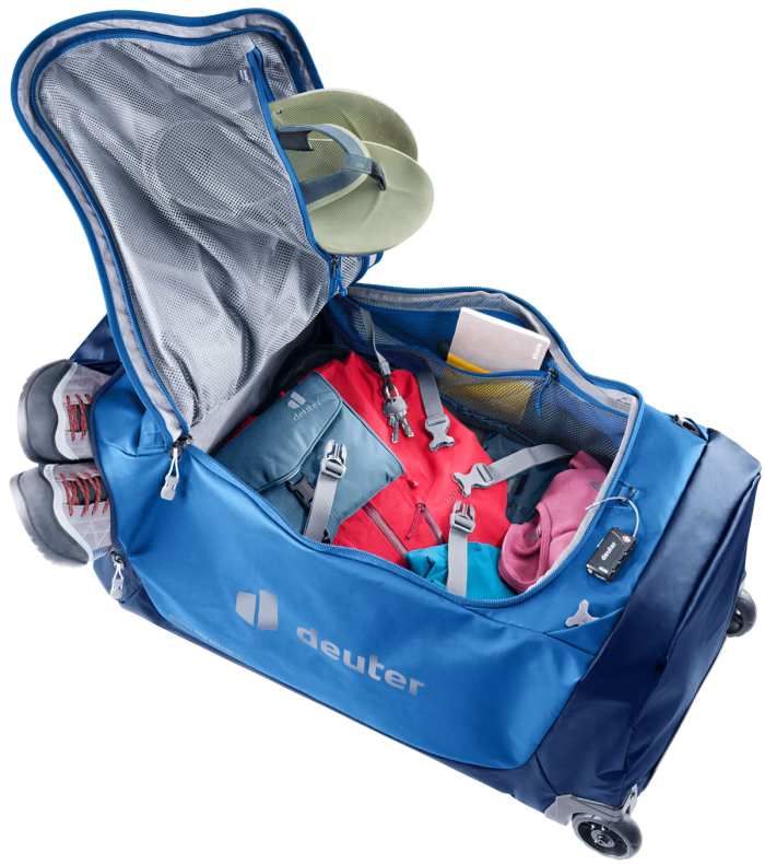 deuter duffel pro roller 90 neptune nightblue
