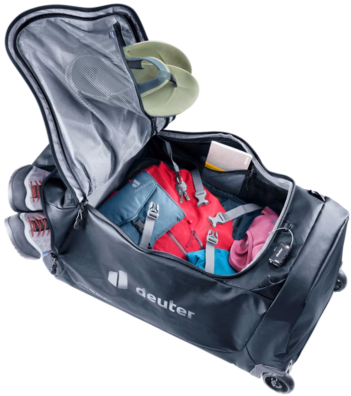 deuter duffel pro roller 90 black
