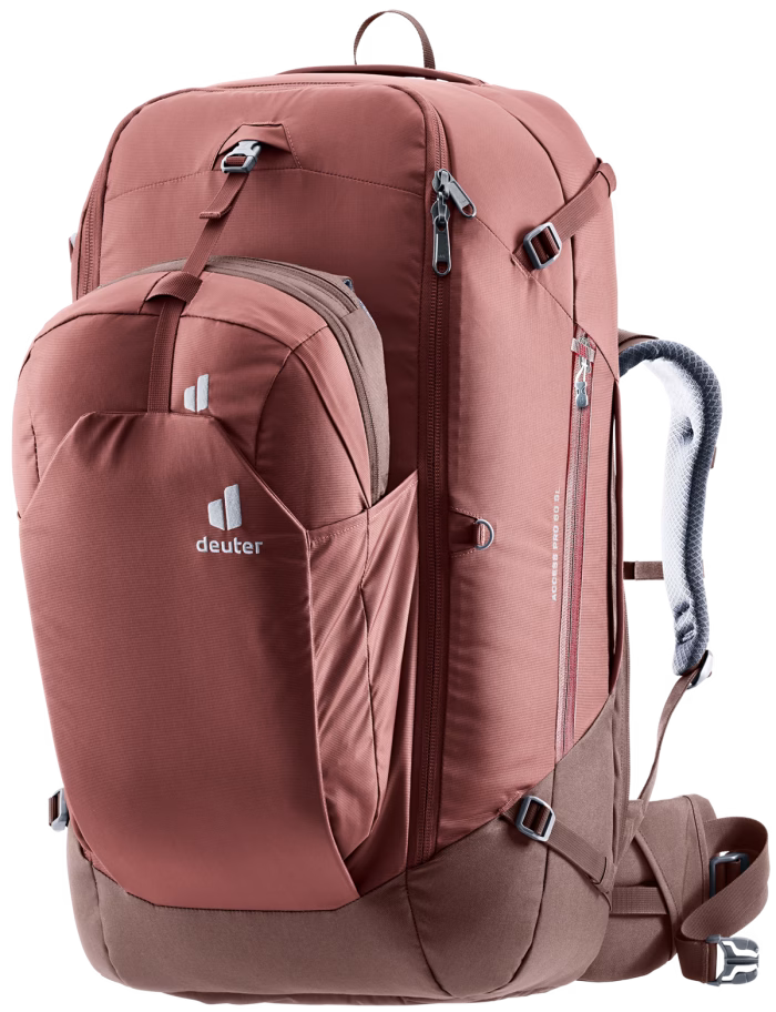 deuter access pro 60 sl caspia raisin s l