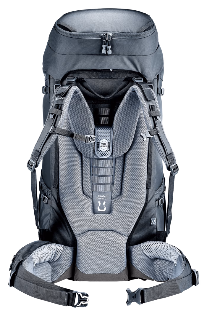 deuter voyager 60+10 sl black s l