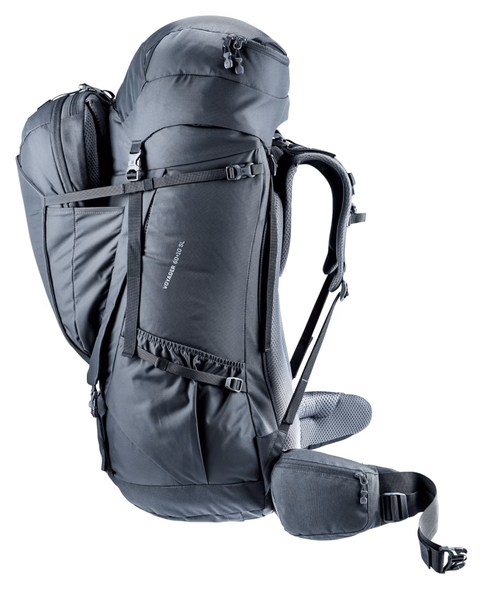 deuter voyager 60+10 sl black s l