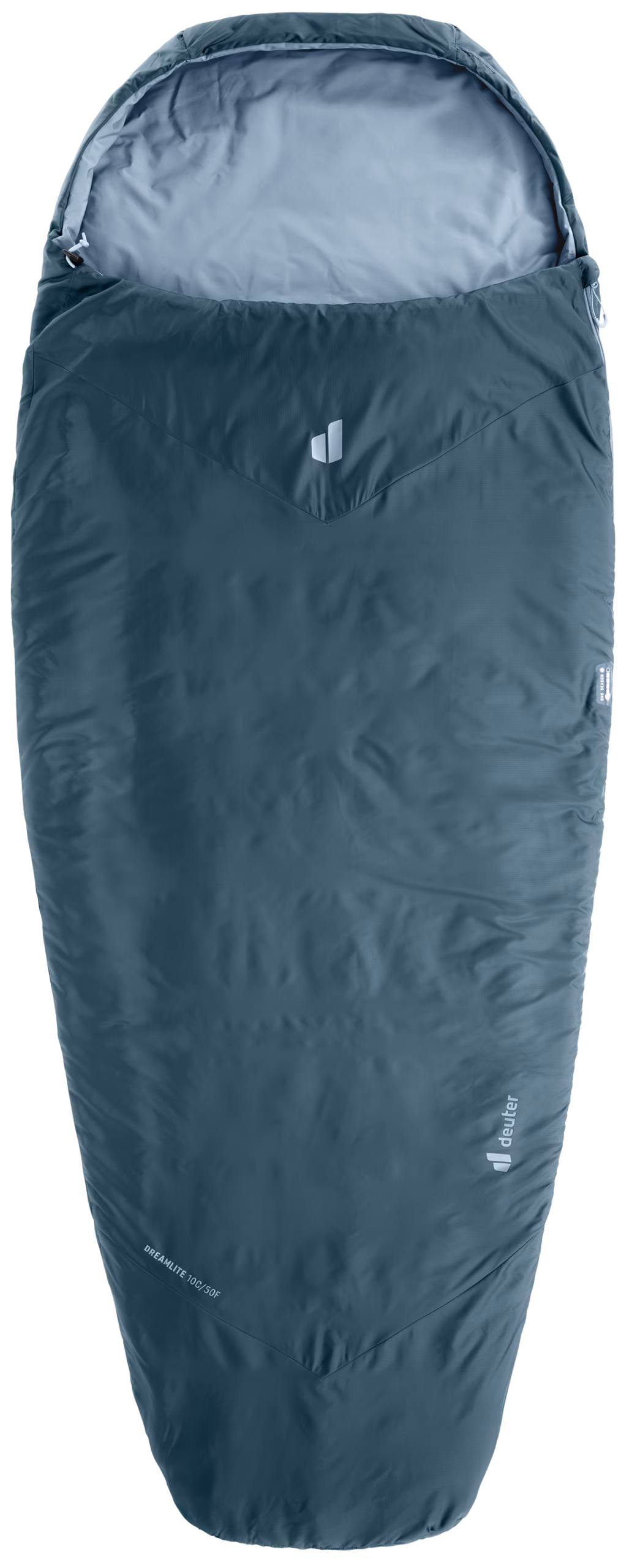 deuter dreamlite 10c/50f nautic breeze zipper left deuter dreamlite 10c/50f nautic breeze zipper left