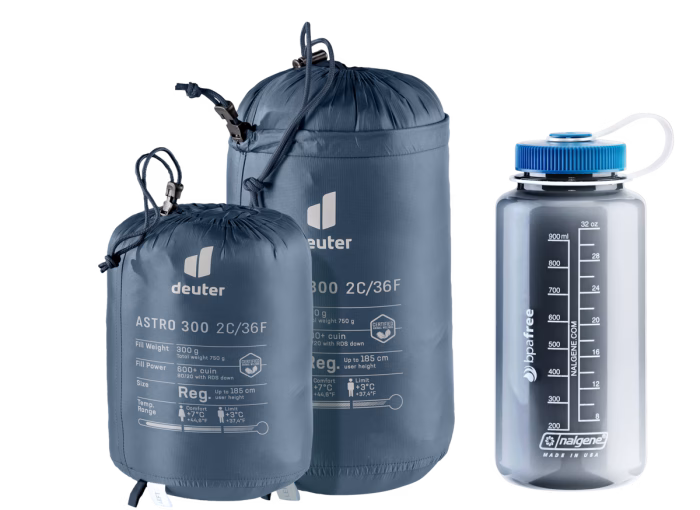 deuter astro 300 +2c/36f marine ink zipper left