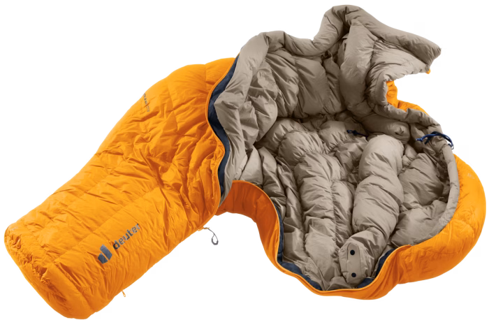 deuter astro pro 600 12c/10f magma titanium zipper left