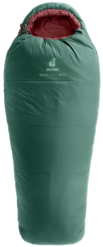 deuter starlight pro seagreen redwood m zipper left