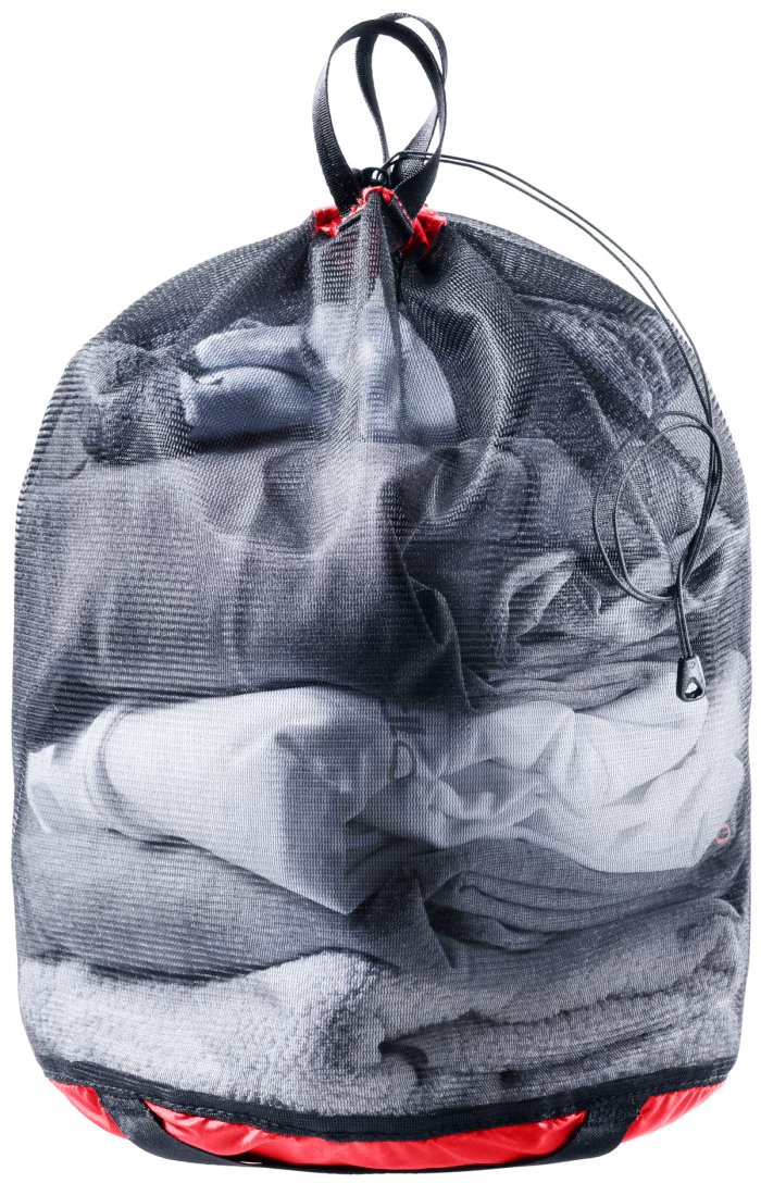 deuter mesh sack 5 cherry black
