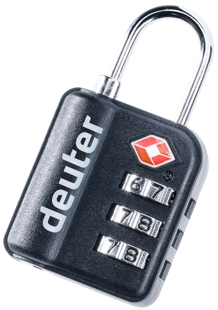 deuter tsa pad lock black