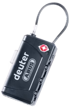 deuter tsa cable lock black