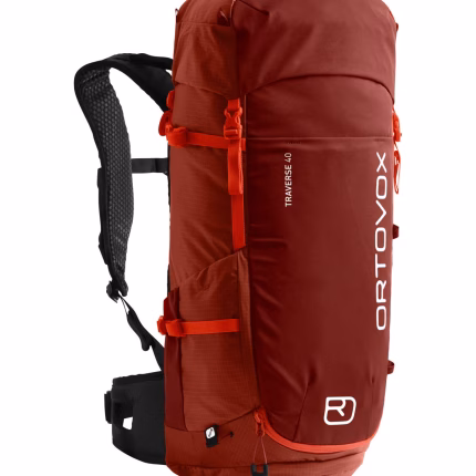 ortovox traverse 40 men hot orange 40 liter