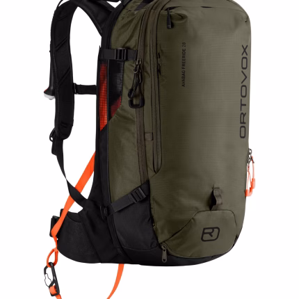 ortovox avabag litric freeride 28 men dark wild herbs 28 liter