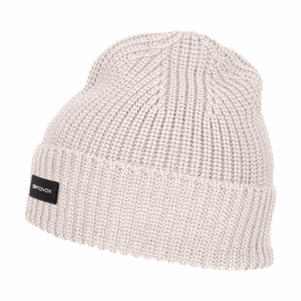 ortovox cozy rib beanie white tea unisex