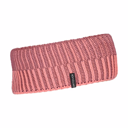 ortovox deep knit headband dusk rose unisex