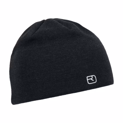 ortovox wonderwool beanie black raven blend unisex