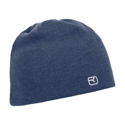 ortovox wonderwool beanie blue nunatak blend unisex
