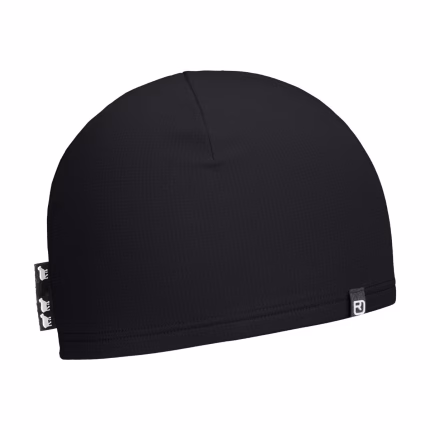 ortovox light fleece beanie black raven unisex