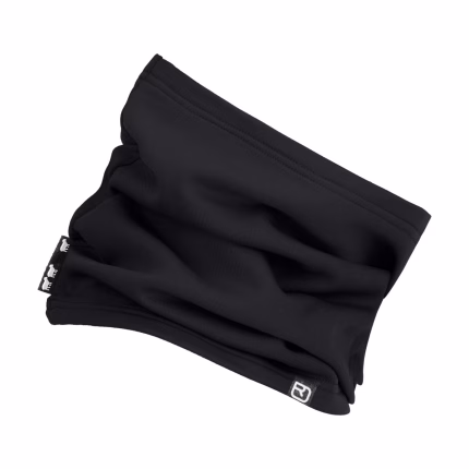 ortovox light fleece neckwarmer black raven unisex