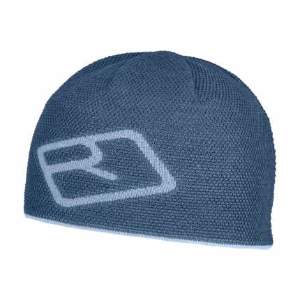 ortovox merino logo knit beanie light nunatak unisex