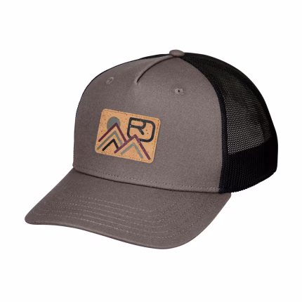 ortovox corky trucker cap dark grey brown 58cm
