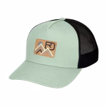 ortovox corky trucker cap green acid 58cm
