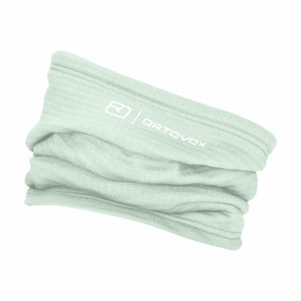 ortovox fleece grid neckwarmer green acid unisex