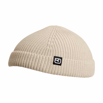 ortovox fisherman beanie white tea unisex