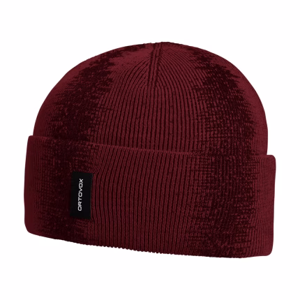 ortovox nicholson rib beanie red malbec unisex