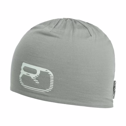 ortovox 120 cool tec logo beanie green sage unisex