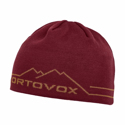 ortovox peak beanie red malbec unisex