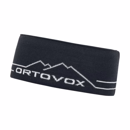 ortovox peak headband black raven unisex