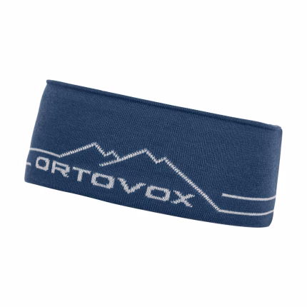 ortovox peak headband blue nunatak unisex