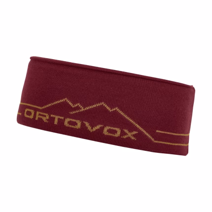 ortovox peak headband red malbec unisex