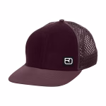 ortovox logo air trucker cap chestnut 58cm