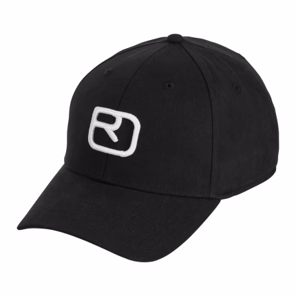ortovox logo flex cap black raven 58cm
