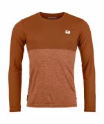 ortovox 150 cool logo ls m merino cool bristle brown l
