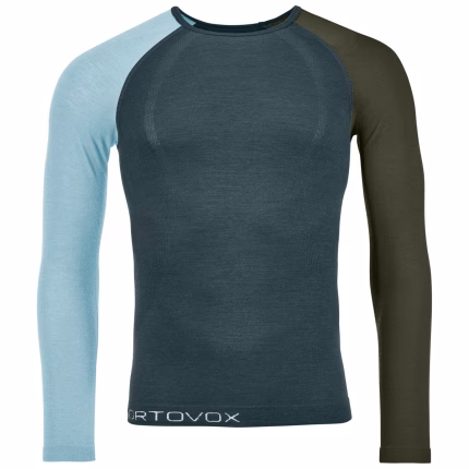 ortovox 120 comp light long sleeve m merino competition dark arctic grey xl