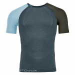 ortovox 120 comp light short sleeve m merino competition dark arctic grey xxl