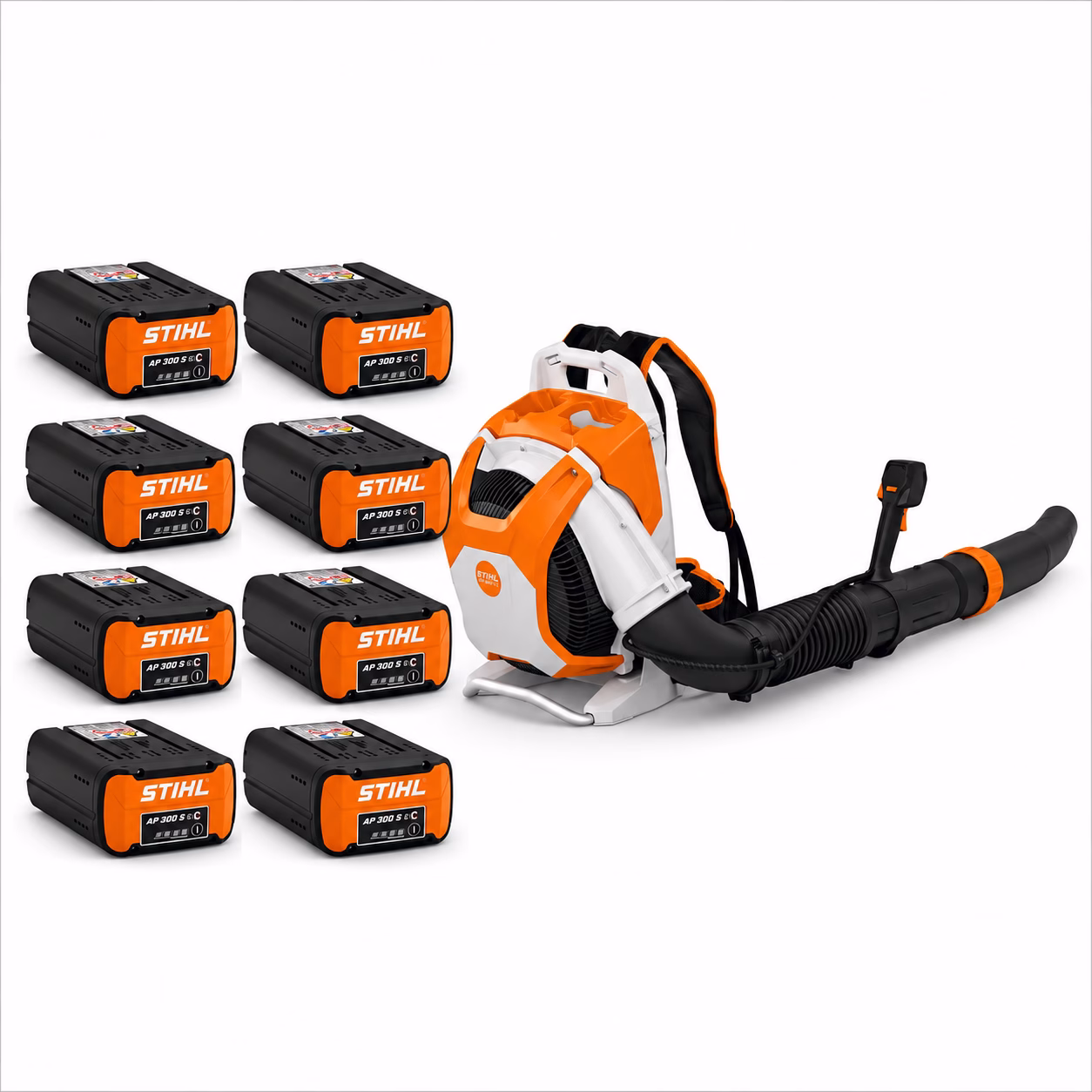 stihl bra 500 set con 8 batterie ap 300 s stihl bra 500 set con 8 batterie ap 300 s