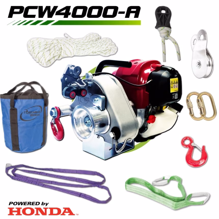 spillseilwinde portable winch pcw4000 a kit