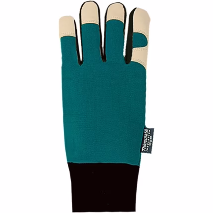 guanti da freddo resista in pelle di capra beige nappata con fodera thinsulate